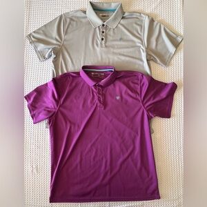 Ariat Men’s Tek Heat Series Polo Shirt Bundle XL